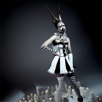PIERROT Arlequin グッズセット Vintage Harlequin Pierrot Porcelain Doll Set: Handmade